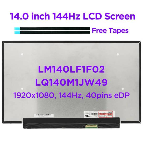 Display Laptop Gaming, Acer, Triton 300 SE PT314-51s, KL.1400C.001, KL1400C001, TAA6573386, LQ140M1JW49, LM140LF1F, 14 inch, FHD, 144Hz, IPS, nanoedge, 40 pini