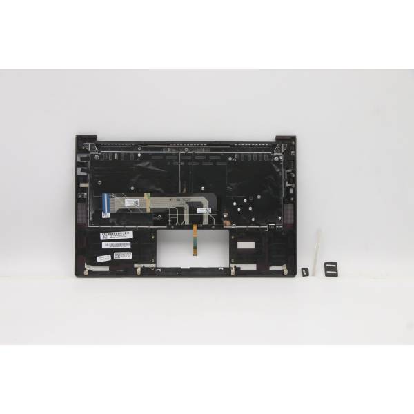 Carcasa superioara cu tastatura palmrest Laptop, Lenovo, Yoga Slim 7-14IIL05 Type 82A4, 82A1, 5CB0X55899, 4BLS2TALV20, iluminata, layout US