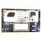 Carcasa superioara cu tastatura palmrest Laptop, Asus, ZenBook 15 UX534, UX534FT, UX534FA, UX534FAC, 90NB0NK1-R31UI0, iluminata, albastra, layout us