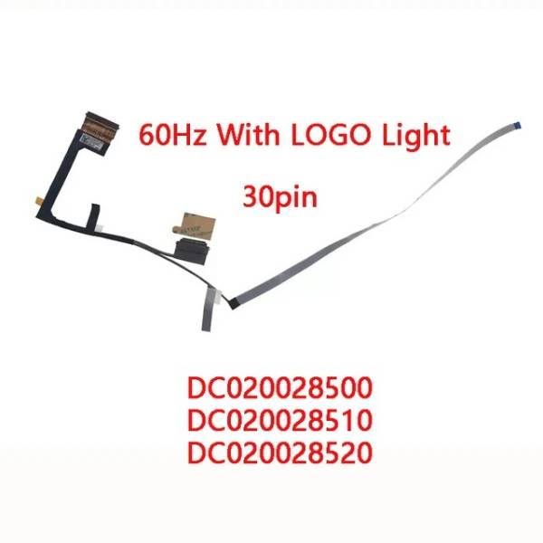 Cablu video LVDS Laptop, Lenovo, Legion 5-15ARH05H Type 82B1, DC020028500, DC020028510, DC020028520, GY550 EDP Cable, 60Hz, 30 pini