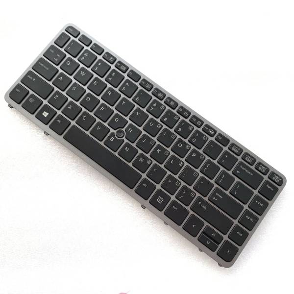 Tastatura Laptop, HP, ZBook 14 Mobile Workstation, iluminata, cu mouse pointer, 762758-001, layout US