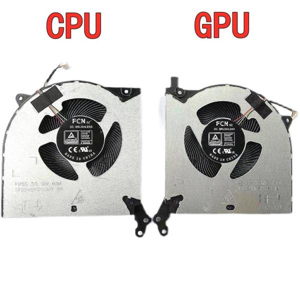Set coolere compatibile Laptop, Lenovo, Legion 5-15ARH05H Type 82B1, 5H40S20133, BAPA0909R2HY003, BAPA0909R2HY004, DC2800FAV0AVC1, DC2800FBV1AVC1, 12V, 0.8A