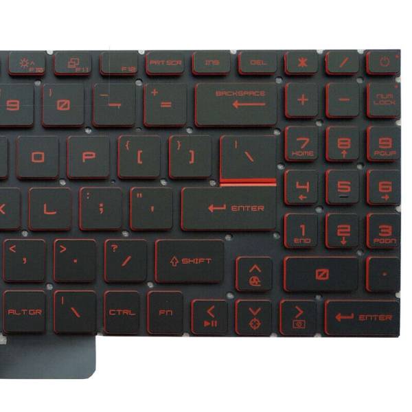 Tastatura Laptop Gaming, MSI, GL76, GF76, MS-17L1, MS-17H3, 11UCK, 11UDK, 12UEK, 12UGK, iluminata, rosie, layout US Tastatura Laptop Gaming, MSI, GL76, GF76, MS-17L1, MS-17H3, 11UCK, 11UDK, 12UEK, 12UGK, iluminata, rosie, layout US