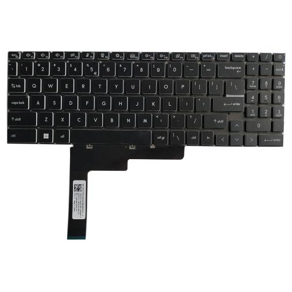 Tastatura Laptop Gaming, MSI, Crosshair 15 A11UDK, A11UCK, iluminata, neagra, iluminata RGB, layout US Tastatura Laptop Gaming, MSI, Crosshair 15 A11UDK, A11UCK, iluminata, neagra, iluminata RGB, layout US