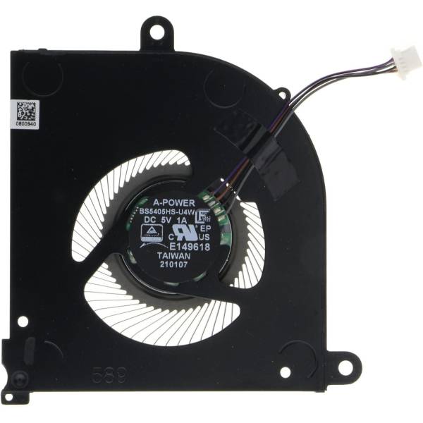Cooler procesor Laptop, MSI, Stealth 15M, MS-1562, MS-1563, A11SD, A11SDK, A11SEK, A11UE, A11UEK, A11UEKV, BS5405HS-U5X, BS5405HS-U4W, 5V, 1A, CPU