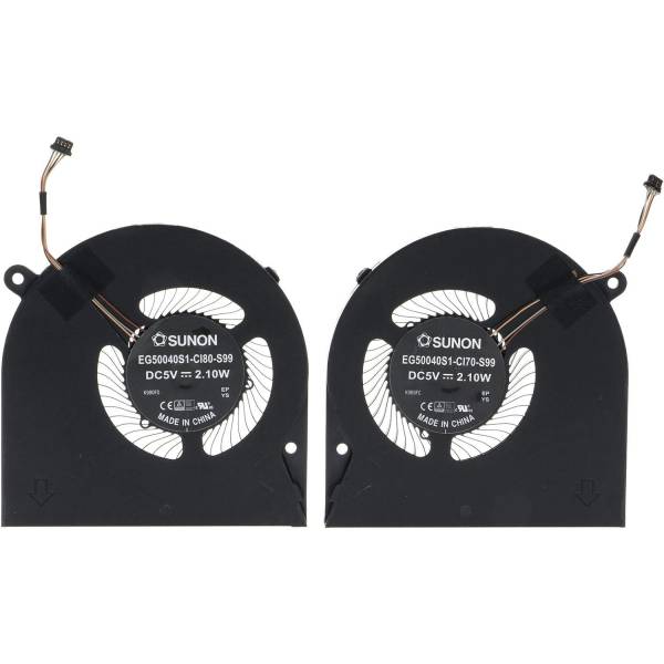 Set coolere Laptop, Razer Blade 13 RZ09-0281, RZ09-0310, 2019, EG50040S1-CI80-S99, 5V, 0.42A, 2.10W Set coolere Laptop, Razer Blade 13 RZ09-0281, RZ09-0310, 2019, EG50040S1-CI80-S99, 5V, 0.42A, 2.10W