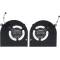 Set coolere Laptop, Razer Blade 13 RZ09-0281, RZ09-0310, 2019, EG50040S1-CI80-S99, 5V, 0.42A, 2.10W Set coolere Laptop, Razer Blade 13 RZ09-0281, RZ09-0310, 2019, EG50040S1-CI80-S99, 5V, 0.42A, 2.10W