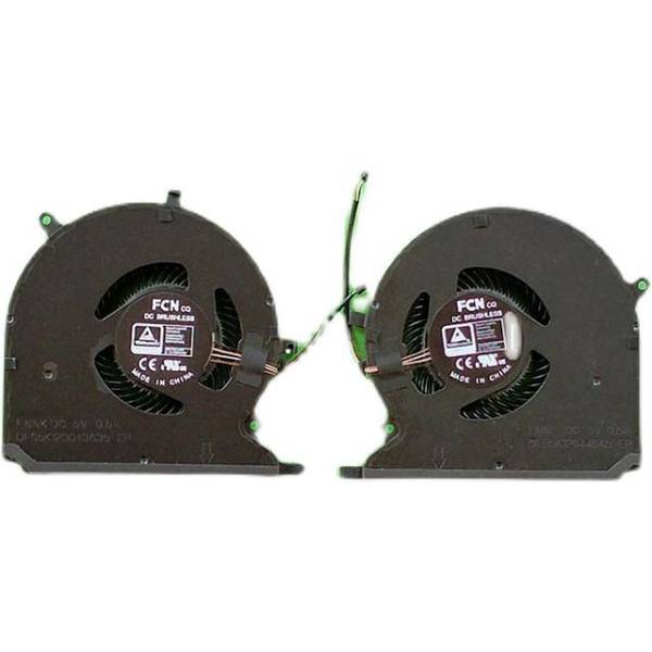 Set coolere Laptop, Razer Blade 14 RZ09-0370, RZ090368, DFS5K123043635, FNNK, DFS5K121144645, FNNL, 5V, 0.5A Set coolere Laptop, Razer Blade 14 RZ09-0370, RZ090368, DFS5K123043635, FNNK, DFS5K121144645, FNNL, 5V, 0.5A