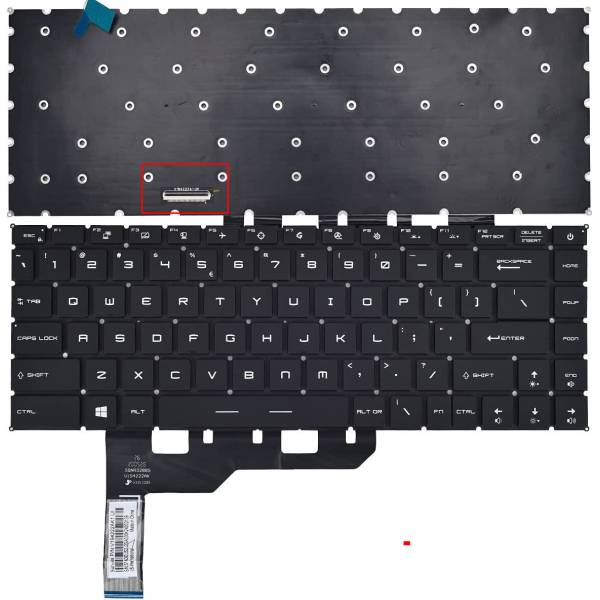 Tastatura Laptop, MSI, Prestige 15 MS-16S3, MS-16S6, A10M, 10SC, A11M, A11SC, iluminata, RGB, 40 pini, layout US Tastatura Laptop, MSI, Prestige 15 MS-16S3, MS-16S6, A10M, 10SC, A11M, A11SC, iluminata, RGB, 40 pini, layout US