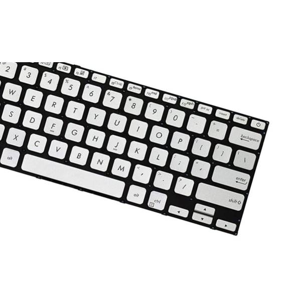 Tastatura Laptop, Asus, VivoBook 14 D409D, D409DA, argintie, layout US