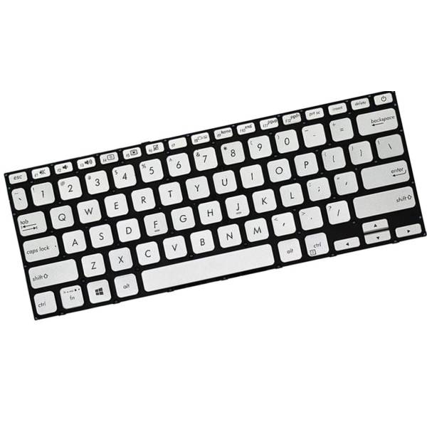 Tastatura Laptop, Asus, VivoBook 14 D409D, D409DA, argintie, layout US