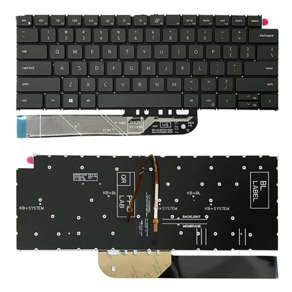 Tastatura Laptop, Dell, Inspiron 16 5630, P164G, P164G007, iluminata, neagra, layout US