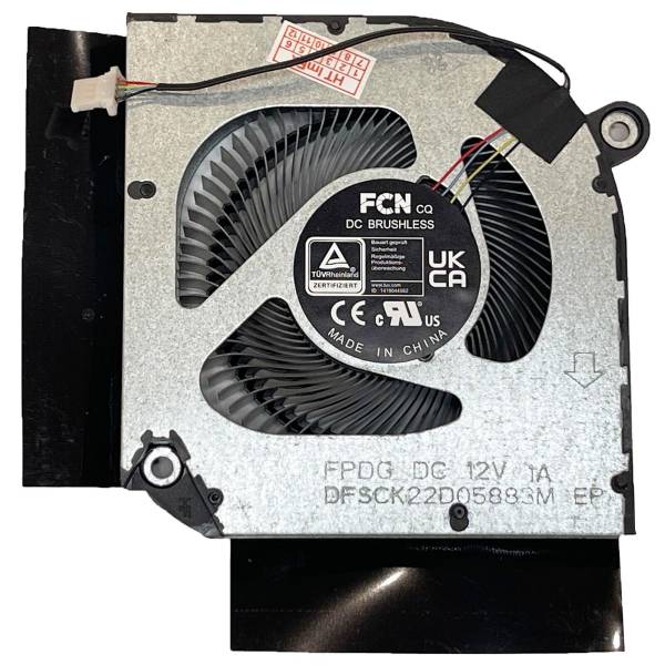 Set coolere Laptop Gaming, Acer, Predator Helios 300 PH317-55, PH317-56, DFSCK22D05883M FPDG, DFSCL12E16486M FPDH, 12V, 1A