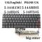 Tastatura Laptop 2-in-1, Lenovo, IdeaPad 5 14IRU9 Type 83DT, iluminata, gri, layout UK