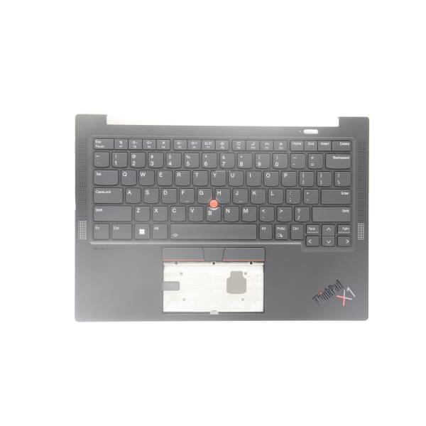 Carcasa superioara cu tastatura palmrest Laptop, Lenovo, ThinkPad X1 Carbon 11th Type 21HM, 21HN, 5M11H62767, 5M11H62765, iluminata, layout US