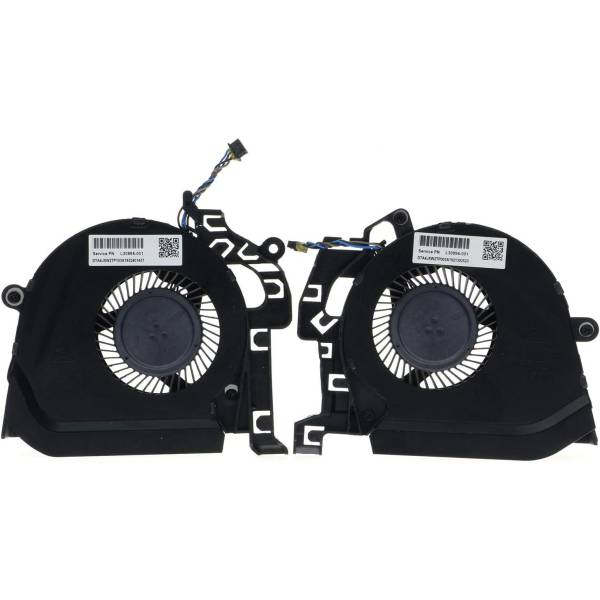 Set coolere Laptop, HP, Zbook 15 G6, L30894-001, L30895-001, L28713-001, BAPA0810R5H-Y003, BAPA0810R5H-Y004, 5V, 0.5A