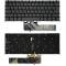 Tastatura Laptop 2-in-1, Lenovo, IdeaPad 5 14IRH9 Type 83KX, iluminata, gri, layout US