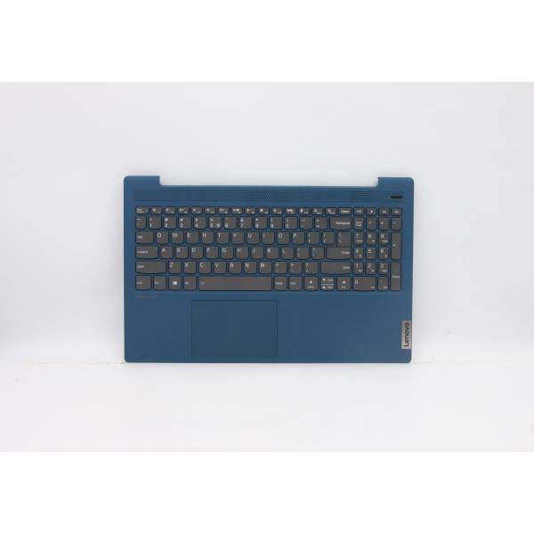 Carcasa superioara cu tastatura palmrest Laptop, Lenovo, IdeaPad 5-15ALC05 Type 82LN, 5CB0X56241, AP1K7000530, iluminata, Abyss Blue, layout US
