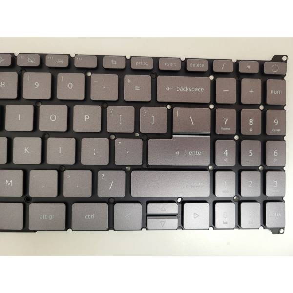 Tastatura Laptop, Acer, Aspire Go 15 AG15-31P, N23Q23, iluminata, gri, layout US