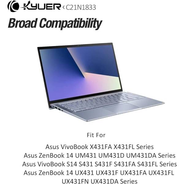Baterie Laptop, Asus, ZenBook 14 RX431F, RX431FA, 0B200-03340000, 0B200-03340100, 2ICP5/74/110, C21N1833, 7.7V, 6150mAh, 47Wh
