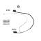 Cablu video LVDS Laptop, HP, DD00P5LC000, DD00P5LC001, DD00P5LC011, DD00P5LC110, DD00P5LC021, DD00P5LC022, DD00P5LC040, DC00P5LC021,  cu touchscreen, 40 pini
