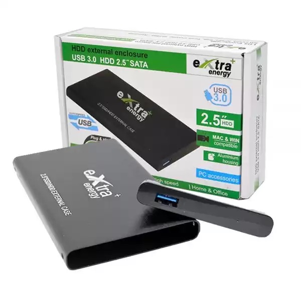 Carcasa externa pentru HDD/SSD, 2.5 inch, USB 3.0, Rack Enclosure, negru Carcasa externa pentru HDD/SSD, 2.5 inch, USB 3.0, Rack Enclosure, negru