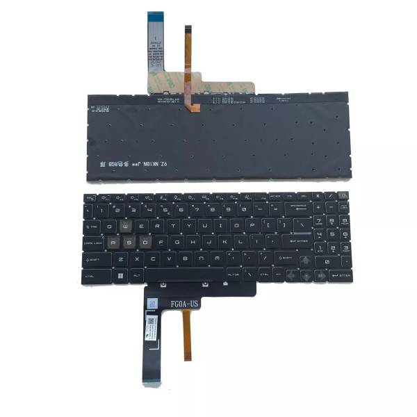 Tastatura Laptop Gaming, MSI, Sword 15 A11U, A11UD, A11UE, A11UG, A11SC, A12U, A12UC, A12UD, A12UE, A12UG, conector iluminare RGB 16 pini, layout US Tastatura Laptop Gaming, MSI, Sword 15 A11U, A11UD, A11UE, A11UG, A11SC, A12U, A12UC, A12UD, A12UE, A12UG, conector iluminare RGB 16 pini, layout US