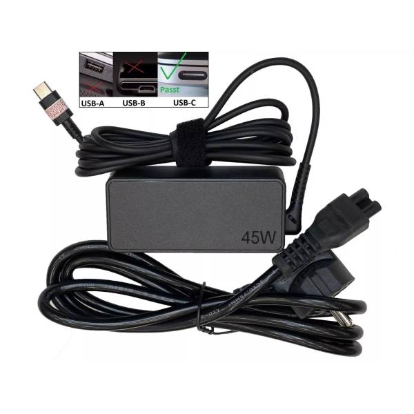 Incarcator Laptop, Lenovo, Chromebook S340-14 Touch Type 81V3, 20V 2.25A, 45W, USB-C Incarcator Laptop, Lenovo, Chromebook S340-14 Touch Type 81V3, 20V 2.25A, 45W, USB-C