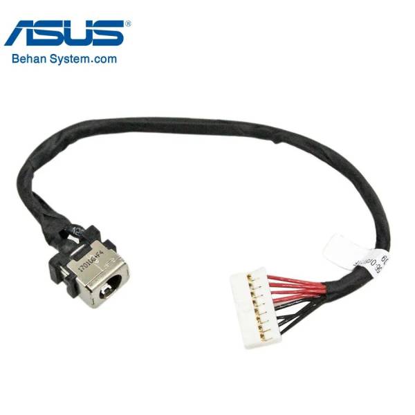 Mufa alimentare Laptop, Asus, ROG FX53, FX53V, FX53VW, FX53VD, ZX50, ZX50J, ZX50VX, 2DW3156-00511F, 8 pini, 16cm