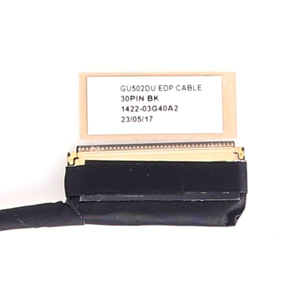 Cablu video LVDS Laptop Gaming, Asus, ROG Zephyrus G15 GA502D, GA502I, GA502DU, GA502IU, GA502IV, 14005-03090500, 1422-03G40A2, GU502DU Edp Cable 30 pini BK