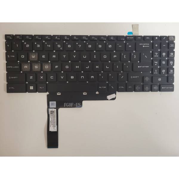 Tastatura Laptop Gaming, MSI, Pulse 15 B13VGK, B13VGK-1262US, B13VGK-1416UK, B13VGK-287US, B13VGK-1624AU, B13VGK-294UK, 9S7-158561-475, conector iluminare RGB 40 pini, layout US Tastatura Laptop Gaming, MSI, Pulse 15 B13VGK, B13VGK-1262US, B13VGK-1416UK, B13VGK-287US, B13VGK-1624AU, B13VGK-294UK, 9S7-158561-475, conector iluminare RGB 40 pini, layout US