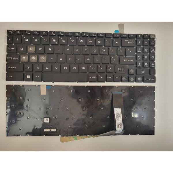 Tastatura Laptop Gaming, MSI, Pulse 15 B13VGK, B13VGK-1262US, B13VGK-1416UK, B13VGK-287US, B13VGK-1624AU, B13VGK-294UK, 9S7-158561-475, conector iluminare RGB 40 pini, layout US Tastatura Laptop Gaming, MSI, Pulse 15 B13VGK, B13VGK-1262US, B13VGK-1416UK, B13VGK-287US, B13VGK-1624AU, B13VGK-294UK, 9S7-158561-475, conector iluminare RGB 40 pini, layout US
