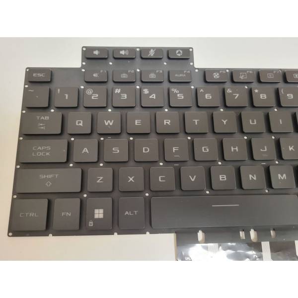 Tastatura Laptop Gaming, Asus, TUF F17 FX707Z, FX707ZC, FX707ZC4, FX707ZE, FX707ZI, FX707ZM, FX707ZR, iluminata, neagra, layout US
