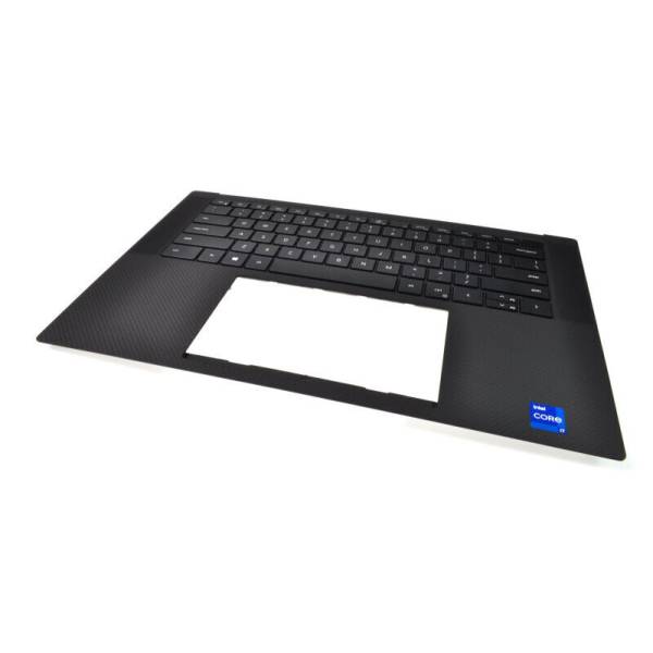 Carcasa superioara cu tastatura palmrest Laptop, Dell, XPS 15 9500, 9510, 9520, A19B19, iluminata, layout US
