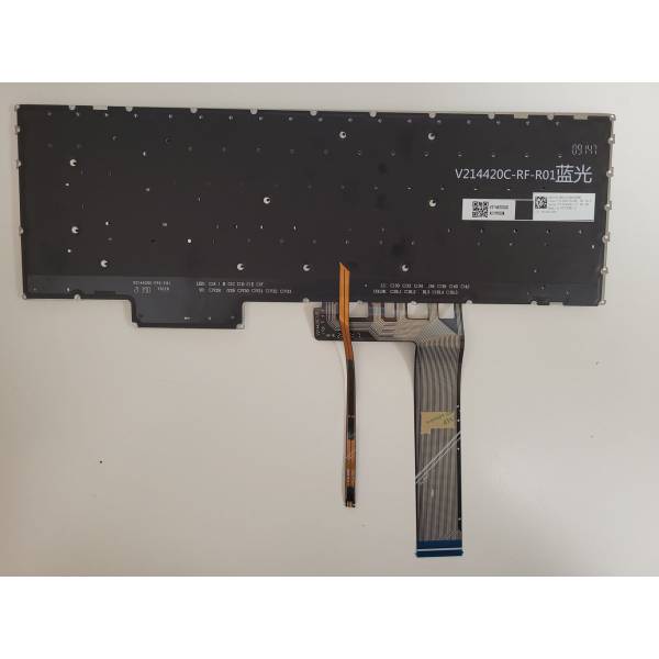 Tastatura Laptop, Lenovo, Legion Pro 5 16IRX9 Type 83DF, iluminata, alba, layout US