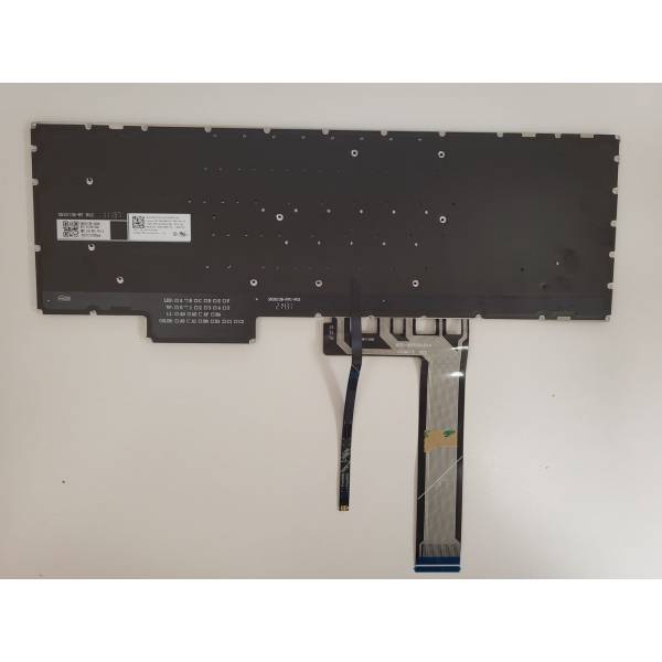 Tastatura Laptop, Lenovo, Legion Pro 5 16IRX9 Type 83DF, iluminata, gri, layout UK