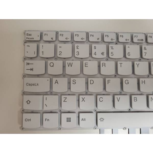 Tastatura Laptop, Lenovo, Legion Pro 5 16IRX9 Type 83DF, iluminata, alba, layout UK