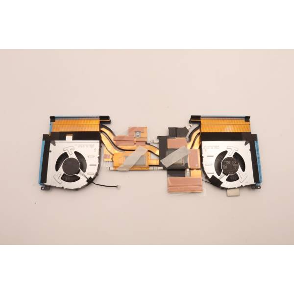 Set coolere cu radiator Laptop Gaming, Lenovo, IdeaPad 3 16IAH7 Type 82SA, 5H40S20628, 5H40S20574, 5H40S20575, B8710ASMNF2100TN, B8710ASMSF2100TN, 5V, 0.5A