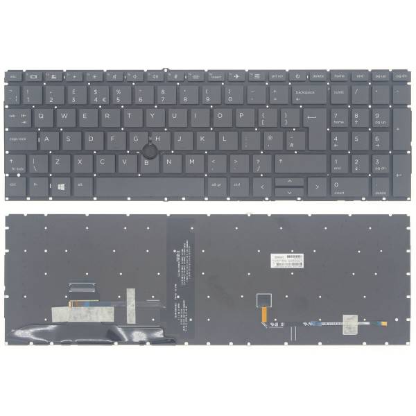 Tastatura Laptop, HP, Zbook FireFly 15 G8, iluminata, layout UK
