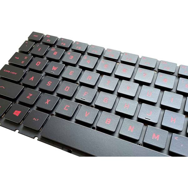Tastatura Laptop, HP, Omen 16-C, iluminata, rosie, layout US