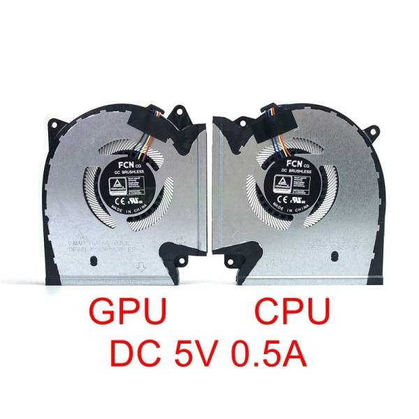 Set coolere Laptop Gaming, Asus, ROG Strix G17 G713I, NS85C59-20G04, NS85C59-20G05, 13NR0510P01021, 13NR0510P02021, 6033B0094101, 6033B0094201, 5V, 0.5A