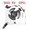 Set coolere Laptop, Lenovo, Legion 5 15ARH7 Type 82RE, 5H40S20534, 5H40S20535, DFS5K22305283A, FFPD, DFS5K22115371G, FPPF, 5V, 0.5A
