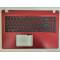 Carcasa superioara cu tastatura palmrest Laptop, Acer, Aspire 5 A515-52, A515-52G, A515-52KG, 6B.H58N2.001, AM2CE000A00,  rosie, layout US