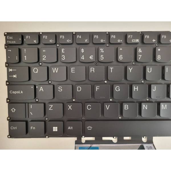 Tastatura Laptop, Lenovo, Legion Slim 5 16AHP9 Type 83DH, iluminata RGB, neagra, layout UK