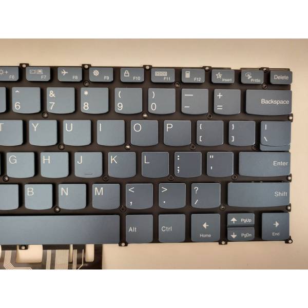 Tastatura Laptop, Lenovo, Yoga Slim 6 14IRH8 Type 83E0, iluminata, Frost Blue, layout US