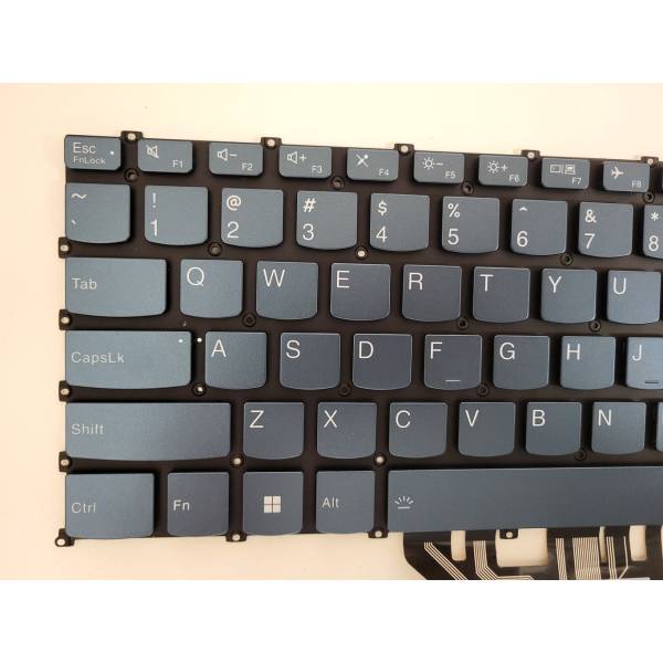 Tastatura Laptop, Lenovo, Yoga Slim 6 14IRH8 Type 83E0, iluminata, Frost Blue, layout US