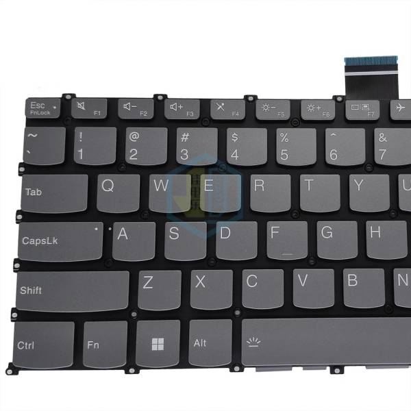 Tastatura Laptop, Lenovo, Yoga Slim 6 14IRH8 Type 83E0, iluminata, Artic Grey, layout US
