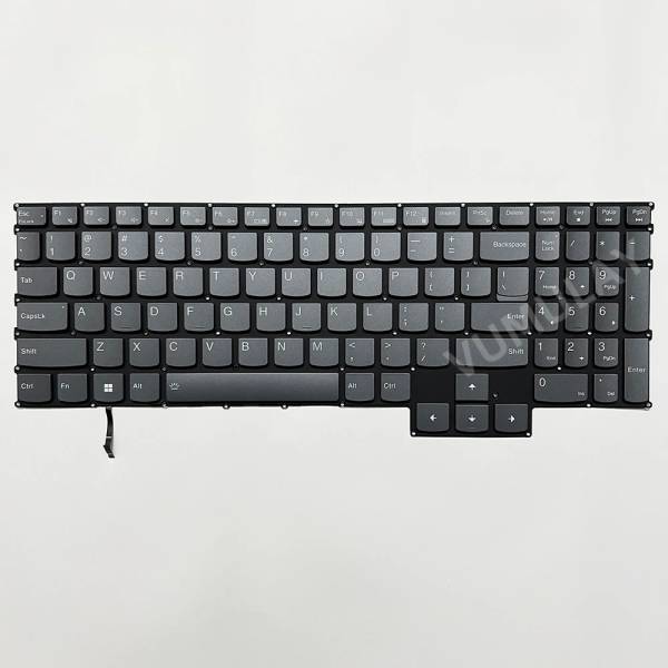 Tastatura Laptop, Lenovo, Legion Slim 5 16IRH8 Type 82YA, 83D6, iluminata, gri, layout US