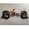 Set coolere cu sistem de racire Laptop Gaming, HP, Pavilion 17-CD, TPN-C142, L58909-001, L56873-001, AT2K9003DC0, 7H2140, ND85C14-18K14, ND85C15-18K15, 5V, 0.5A