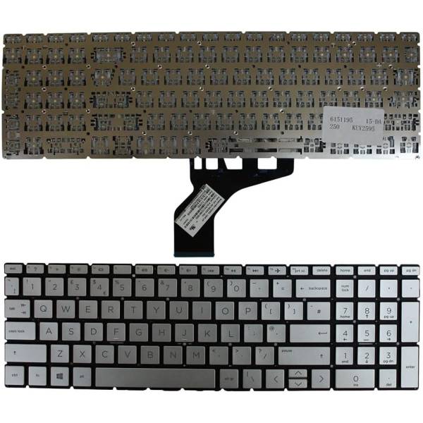 Tastatura palmrest Laptop, HP, Pavilion X360 15-CR, 15T-CR, TPN-W132, argintie, layout US